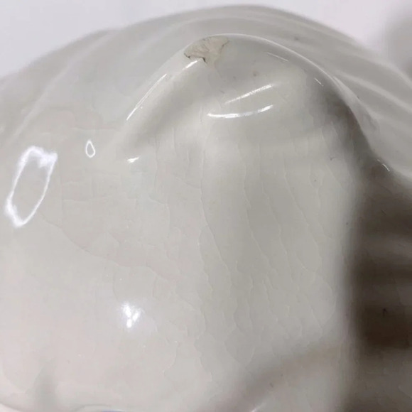 Vintage Ceramic  Blue Eyed Persian Cat Statue Kitty Meow - Picture 13 of 16